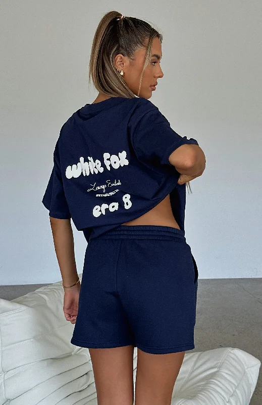 Era 8 Oversized Tee Nautical Laid - back Women's Vibe
