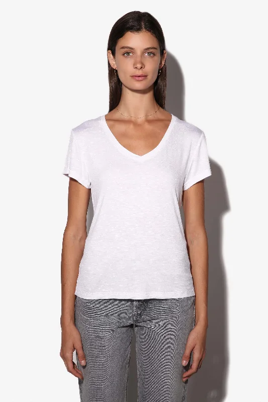 The Classic Jersey V-Neck Cashmere