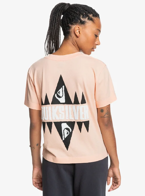 Quiksilver Womens UNI T-Shirt - Peach Parfait Feminine Women's Soft 