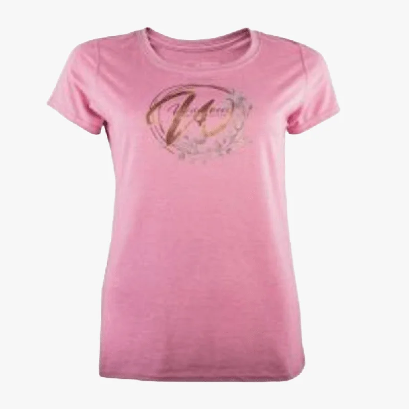 Wildebees Womens Foil Short Sleeve Tee Primrose Mel Earthy Women's 