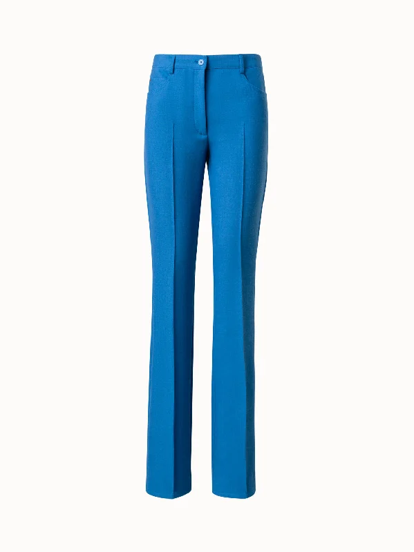 Bootcut Pant in Pebble Crêpe performance