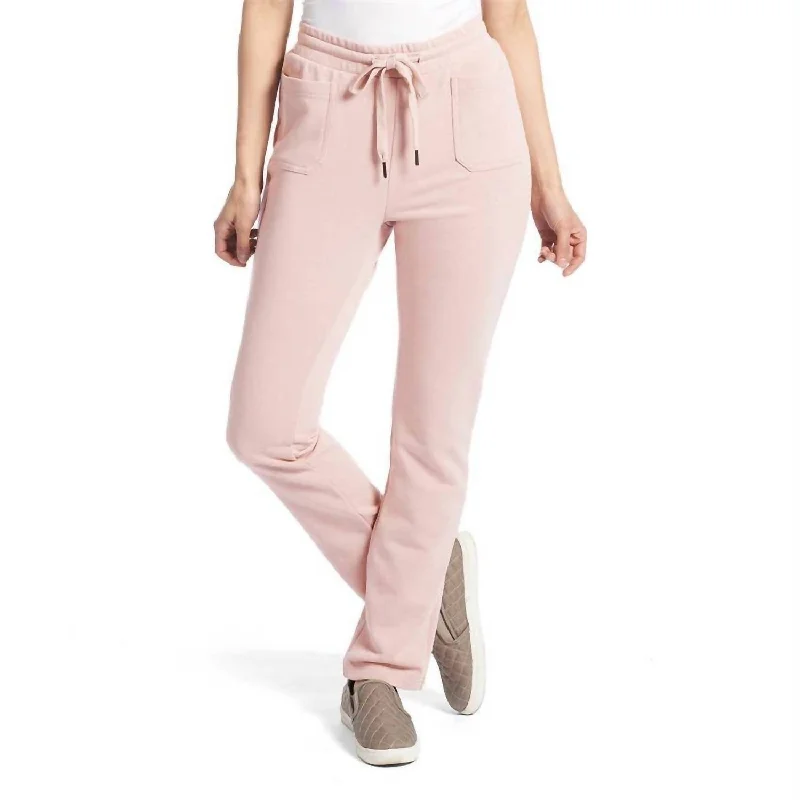 Boyfriend Drawstring Sweatpants In Dusty Pink Rugged Women's Outdoor 