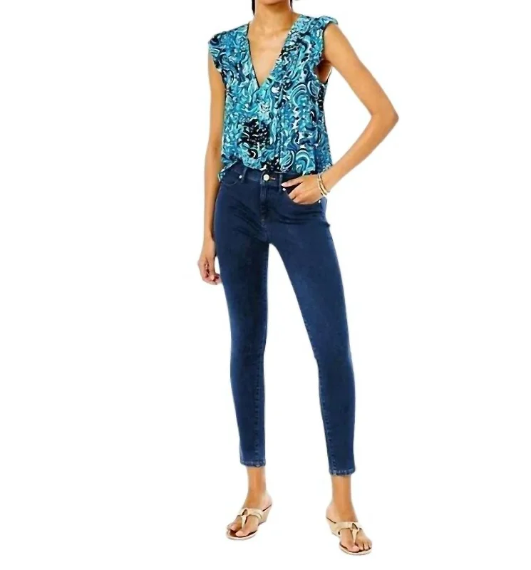 Eagan High Rise Super Skinny Jean In Bennet Wash