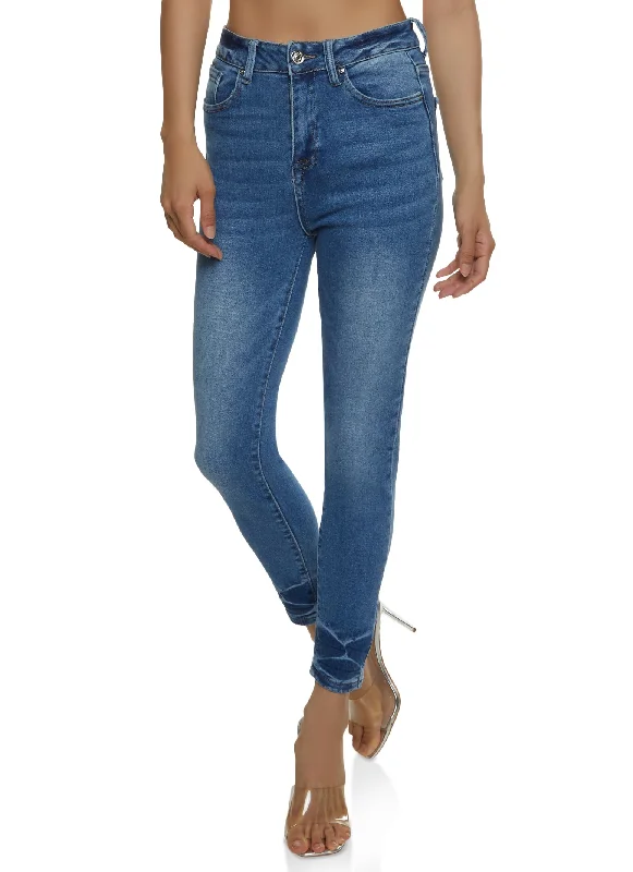 WAX Whiskered Skinny Jeans