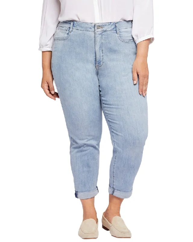 NYDJ Plus Girlfriend High-Rise Skinny Jean Feminine Women's Style 