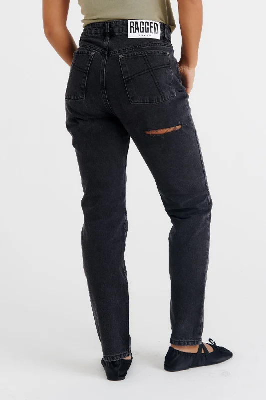 Organic Butt Cut Jean Charcoal