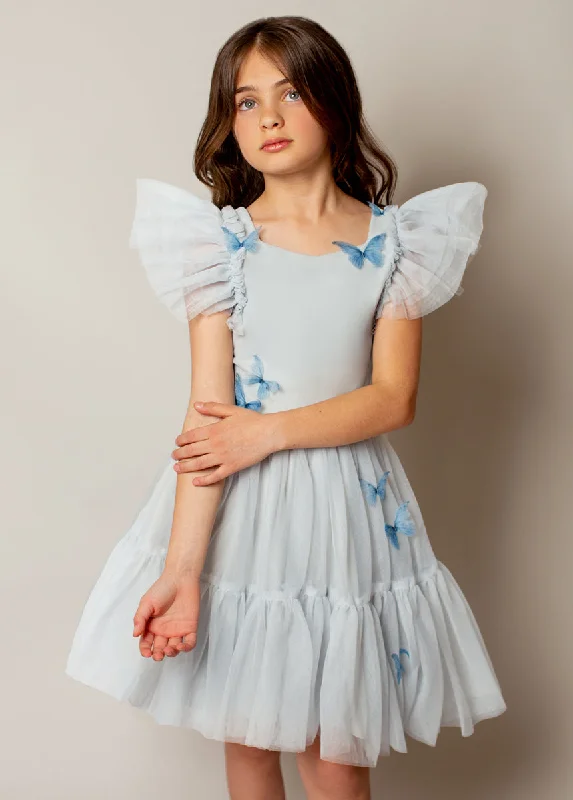 Lyrah Dress in Pale Blue