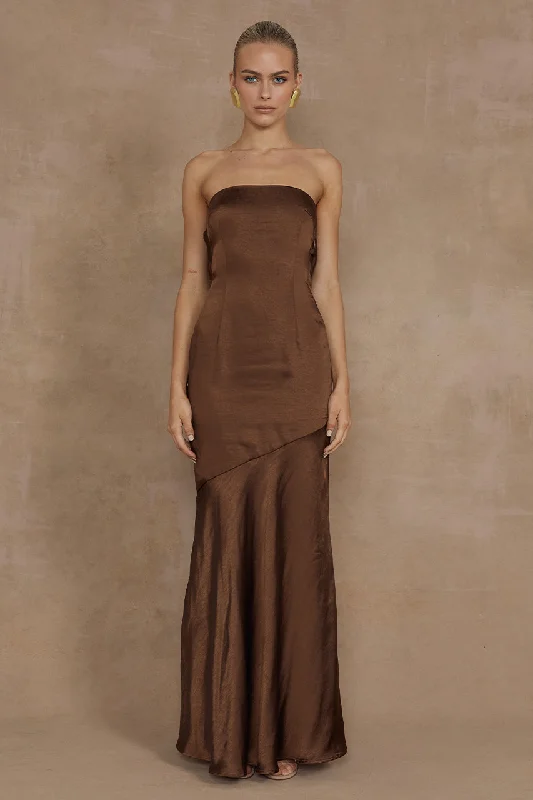 MULANI MAXI DRESS - ESPRESSO