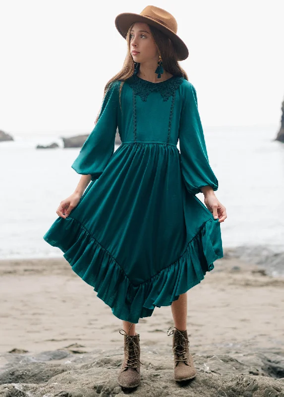 Tatum Dress in Teal