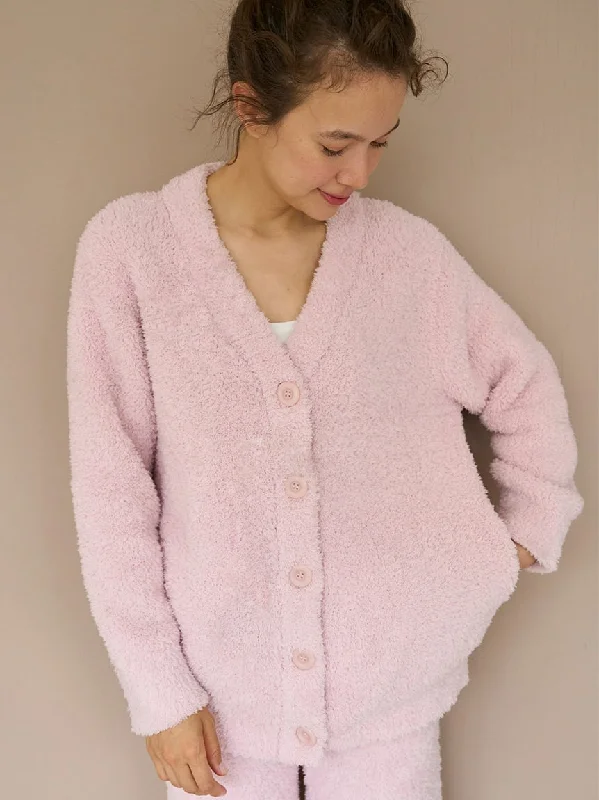 Fluffy & Warm Button Up Cardigan