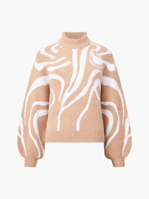 Swirl Patterned Jumper